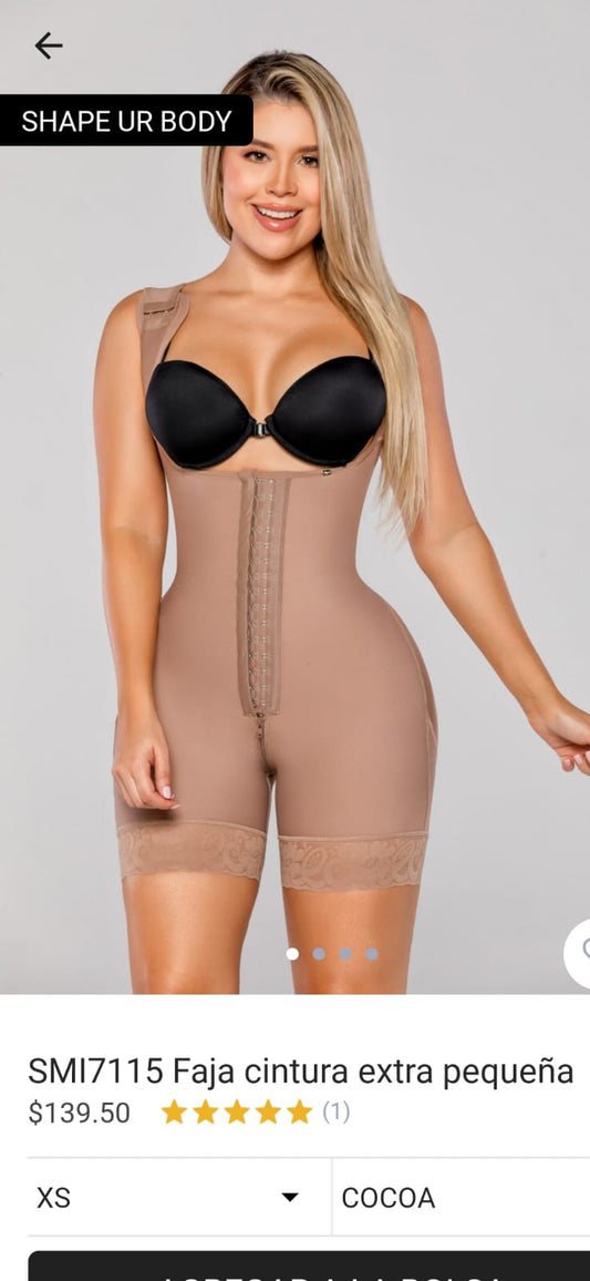 FAJA CINTURA EXTRA PEQUENA XS COCOA SM17115