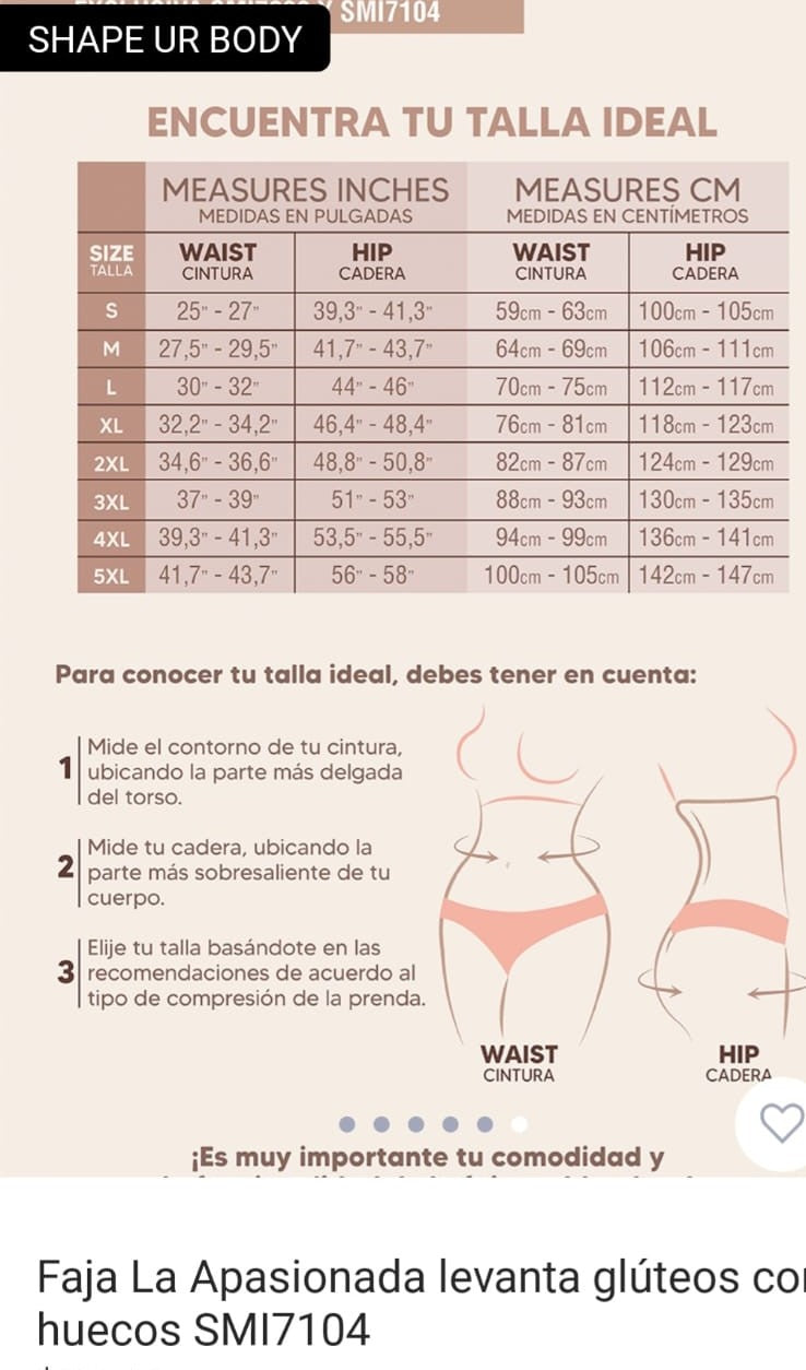 FAJA APASIONADA LEVANTA GLUTEOS CON HUECOS MSI7104